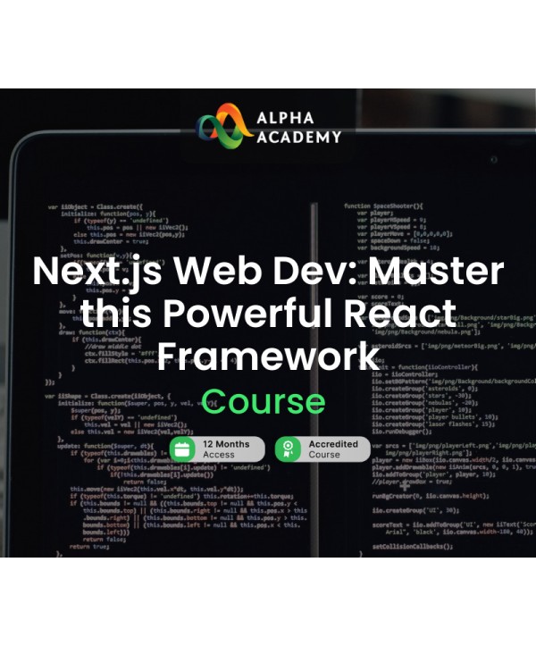 Next.js Web Dev: Master this Powerful React Framework Alpha Academy Code Key GLOBAL